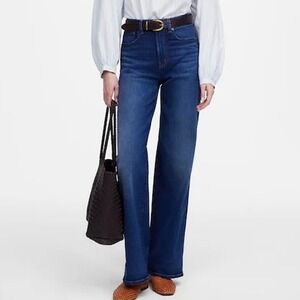 NWT Madewell The Tall Perfect Vintage Wide-Leg Pipestone Wash Size 26T